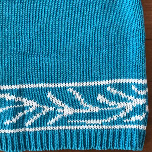 Lauren Hansen Vintage 80's Mom floral Sweater in blue, yellow, green size large - Picture 9 of 11